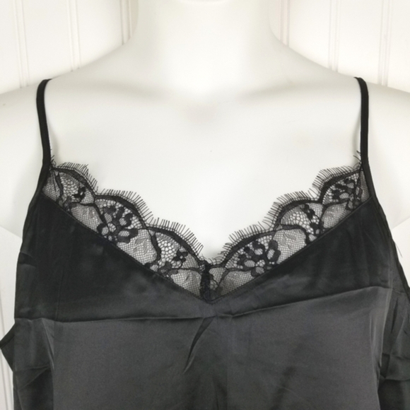 Ekouaer Womens Black Lace Satin Cami Size XXL Plus Feminine Y2K 90s Fairy Grunge - Picture 3 of 10